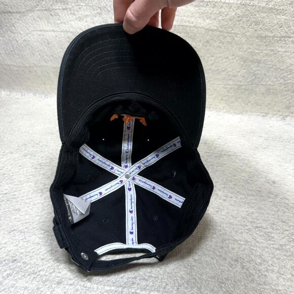 Draft Kings x Champion Black Adjustable Dad Hat Embroidered NEW - Picture 5 of 8